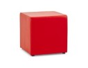 LS00750RE 5420072034133 Pouf CUBE de salon en matière synthétique rouge