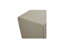 Pouf CUBE de salon en matière synthétique grise