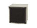Pouf CUBE de salon en matière synthétique grise
