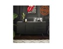 Bahut design PORTOBELLO en bois finition Frêne noir