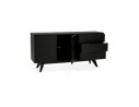 Bahut design PORTOBELLO en bois finition Frêne noir