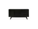 Bahut design PORTOBELLO en bois finition Frêne noir