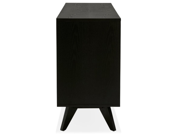 Bahut design PORTOBELLO en bois finition Frêne noir