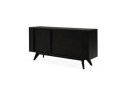 Bahut design PORTOBELLO en bois finition Frêne noir
