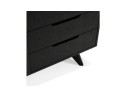 Bahut design PORTOBELLO en bois finition Frêne noir