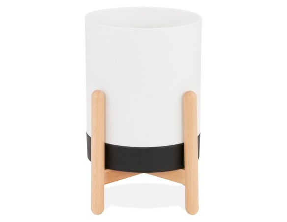 Pot de fleurs intérieur MARGERIT blanc design
