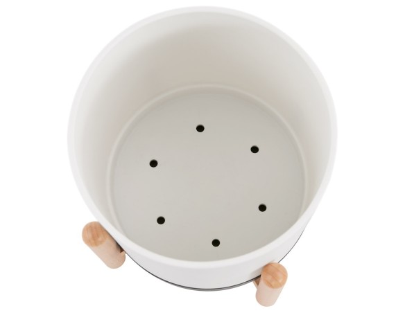Pot de fleurs intérieur MARGERIT blanc design
