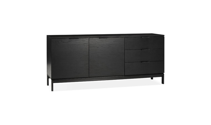 OA00530BL 5420072072326 Bahut design HIPPIE en bois noir OA00530BL 5420072072326 Bahut design HIPPIE en bois noir