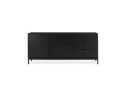 Bahut design HIPPIE en bois noir