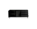 Bahut design HIPPIE en bois noir
