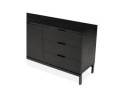 Bahut design HIPPIE en bois noir