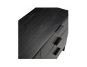 Bahut design HIPPIE en bois noir
