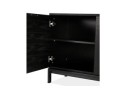 Bahut design HIPPIE en bois noir