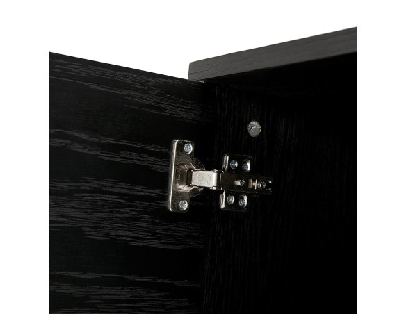 Bahut design HIPPIE en bois noir