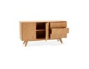 Bahut design PORTOBELLO en bois finition naturelle