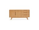 Bahut design PORTOBELLO en bois finition naturelle