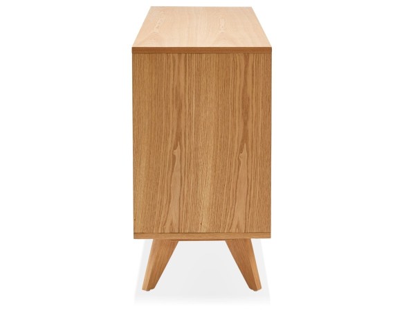 Bahut design PORTOBELLO en bois finition naturelle
