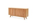 Bahut design PORTOBELLO en bois finition naturelle