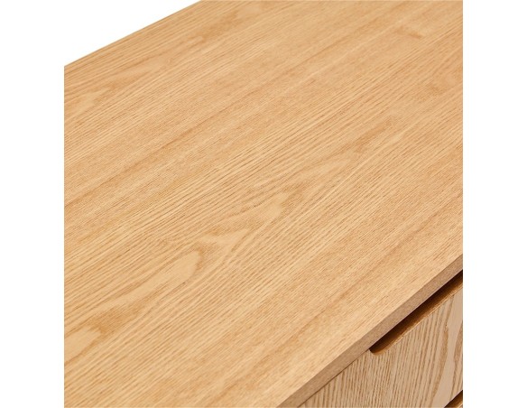 Bahut design PORTOBELLO en bois finition naturelle