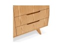Bahut design PORTOBELLO en bois finition naturelle