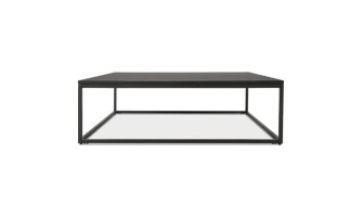 TT00100BL 5420072087085 Grande table basse style industriel TRIBECA en bois et métal noir