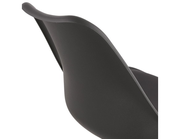 Tabouret de bar design LEMON noir