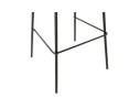 Tabouret de bar design LEMON noir