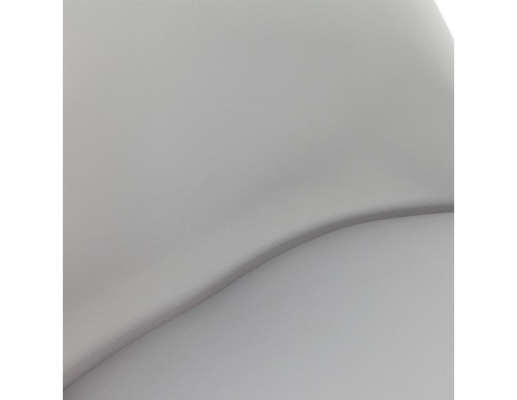 Tabouret de bar design LEMON gris avec pied en métal noir