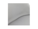 Tabouret de bar design LEMON gris avec pied en métal noir