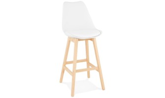 BS01870WHNA 5420072057859 Tabouret de bar CAMILA blanc style scandinave