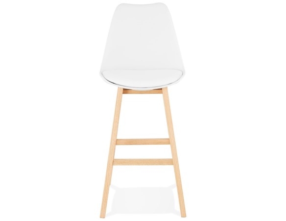 Tabouret de bar CAMILA blanc style scandinave