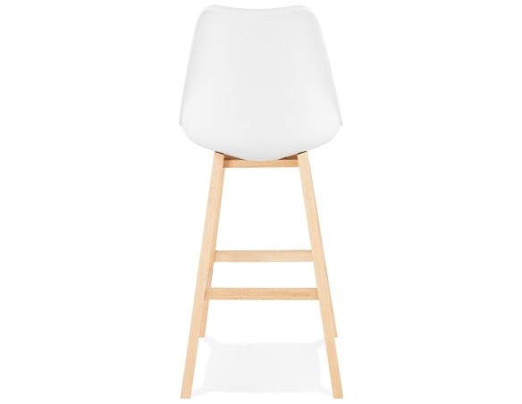 Tabouret de bar CAMILA blanc style scandinave