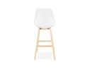 Tabouret de bar CAMILA blanc style scandinave