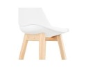 Tabouret de bar CAMILA blanc style scandinave