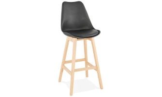 BS01880BLNA 5420072057873 Tabouret de bar CAMILA noir style scandinave
