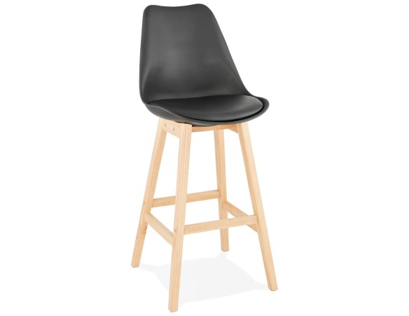 BS01880BLNA 5420072057873 Tabouret de bar CAMILA noir style scandinave