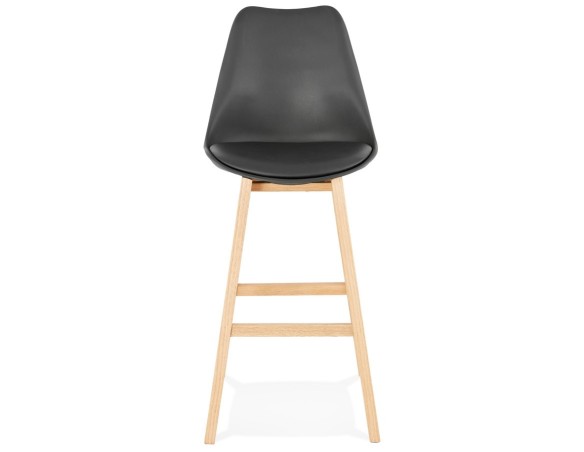 Tabouret de bar CAMILA noir style scandinave
