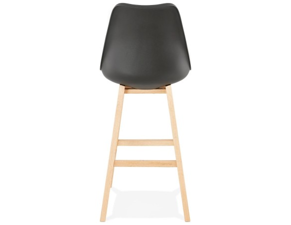 Tabouret de bar CAMILA noir style scandinave