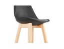 Tabouret de bar CAMILA noir style scandinave
