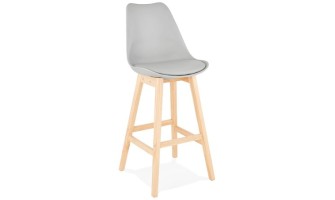 BS01890GRNA 5420072057897 Tabouret de bar CAMILA gris style scandinave