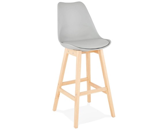 BS01890GRNA 5420072057897 Tabouret de bar CAMILA gris style scandinave