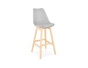 BS01890GRNA 5420072057897 Tabouret de bar CAMILA gris style scandinave