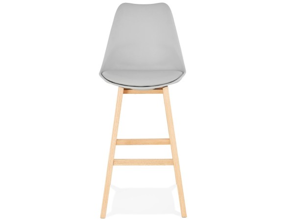 Tabouret de bar CAMILA gris style scandinave
