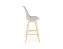 Tabouret de bar CAMILA gris style scandinave