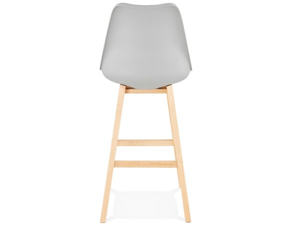 Tabouret de bar CAMILA gris style scandinave