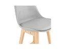 Tabouret de bar CAMILA gris style scandinave