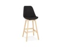 BS03970BLNA 5420072093123 Tabouret de bar scandinave TERESA en tissu noir