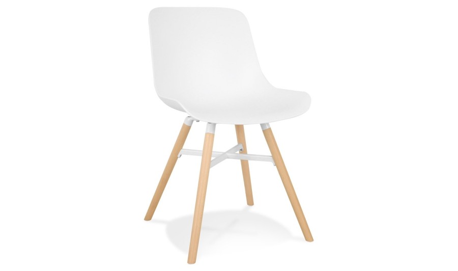 TB00070SS 5404028343388 Chaise design GLADYS blanche
