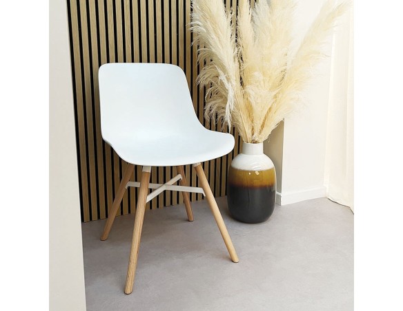 Chaise design GLADYS blanche