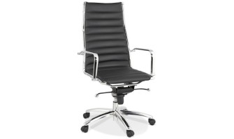 OC00080BL 5420072029368 Fauteuil de bureau design MILAN en matière synthétique noir